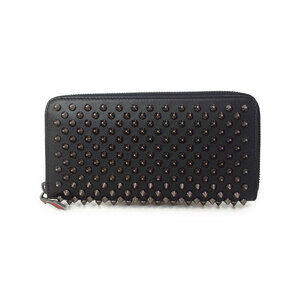 Christian Louboutin Panettone Studded Zip Around Long Wallet